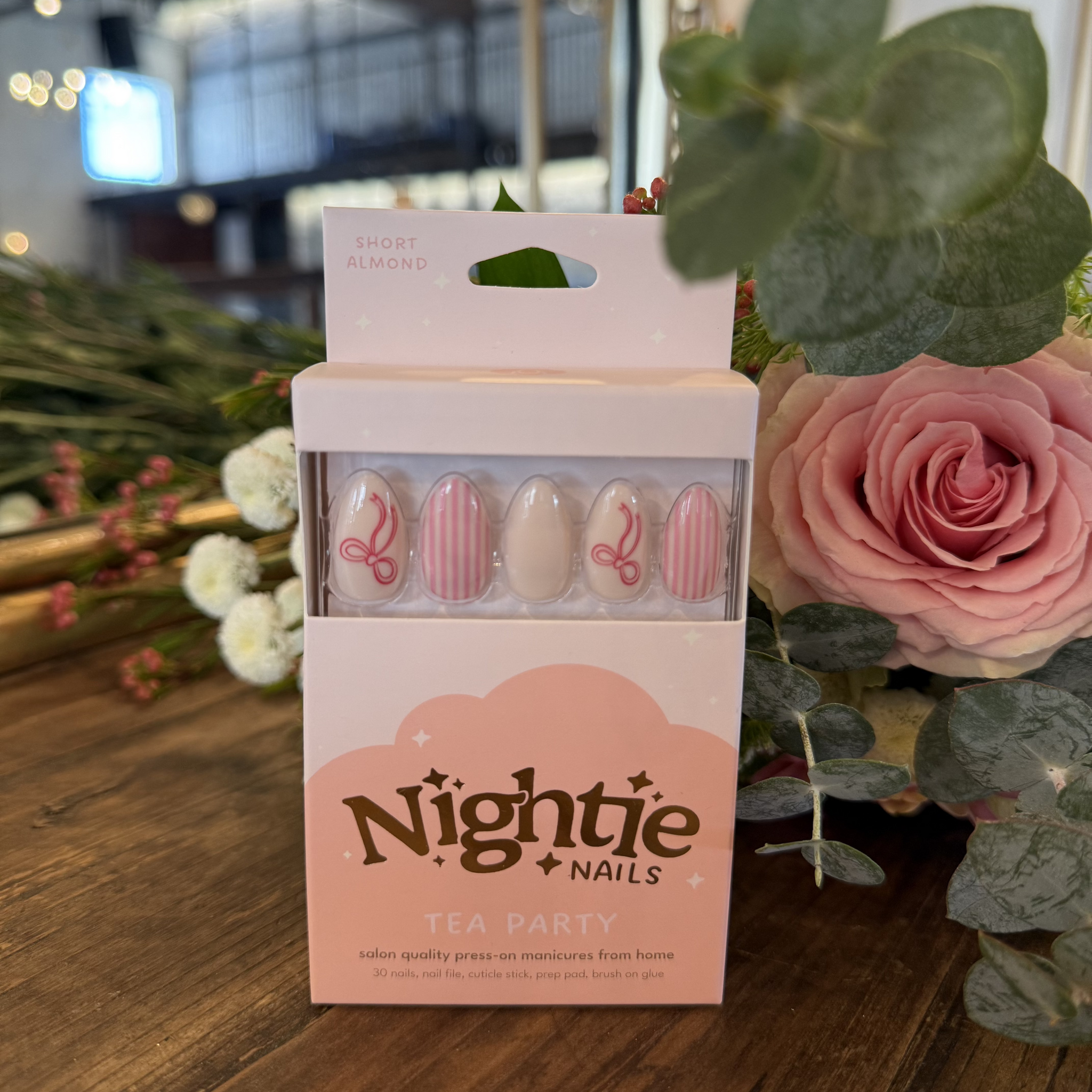 Tea Party Nightie Nails