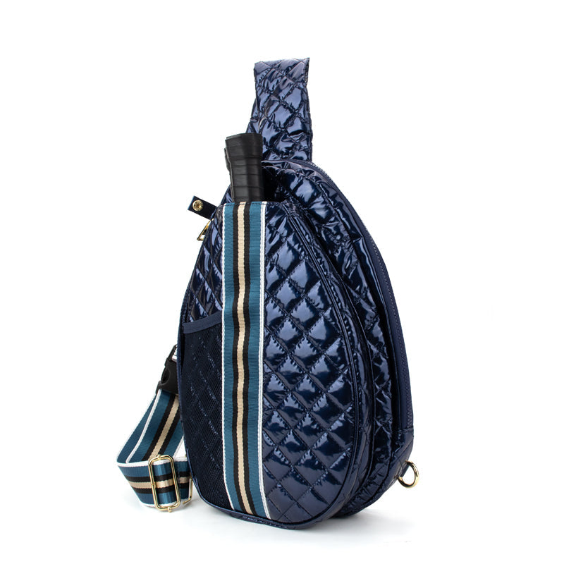 The Brooklyn | Pickleball Puffer Sling Bag Pickleball Bag Babs+Birdie