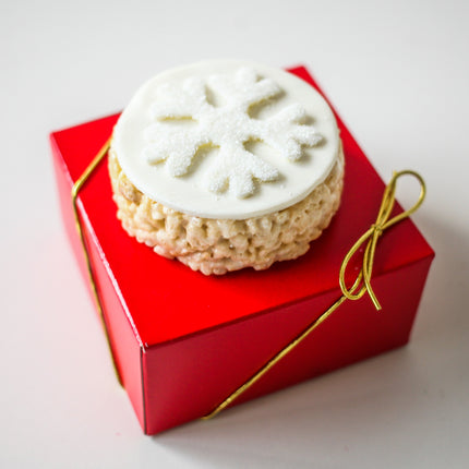 Snowflake Rice Crispie Treats (6/12 pcs)