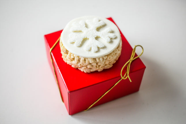 Snowflake Rice Crispie Treats (6/12 pcs)
