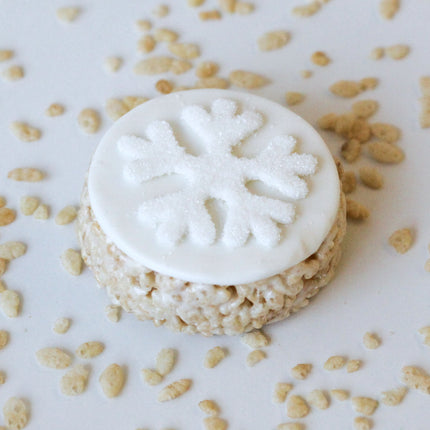 Snowflake Rice Crispie Treats (6/12 pcs)