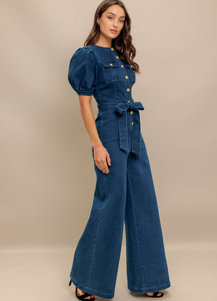 UTILITY QUEEN DENIM JUMPSUIT