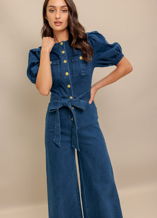 UTILITY QUEEN DENIM JUMPSUIT