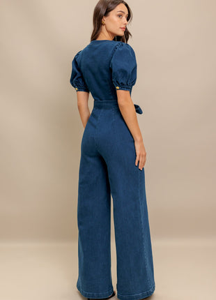 UTILITY QUEEN DENIM JUMPSUIT
