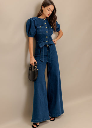 UTILITY QUEEN DENIM JUMPSUIT