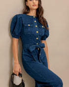 UTILITY QUEEN DENIM JUMPSUIT