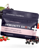 Immunity Shots - Elder Berry + Goji Berry Gummy Vitamins | 12-Pack Beauty & Health - Health Care - Health Food Seattle Gummy Company