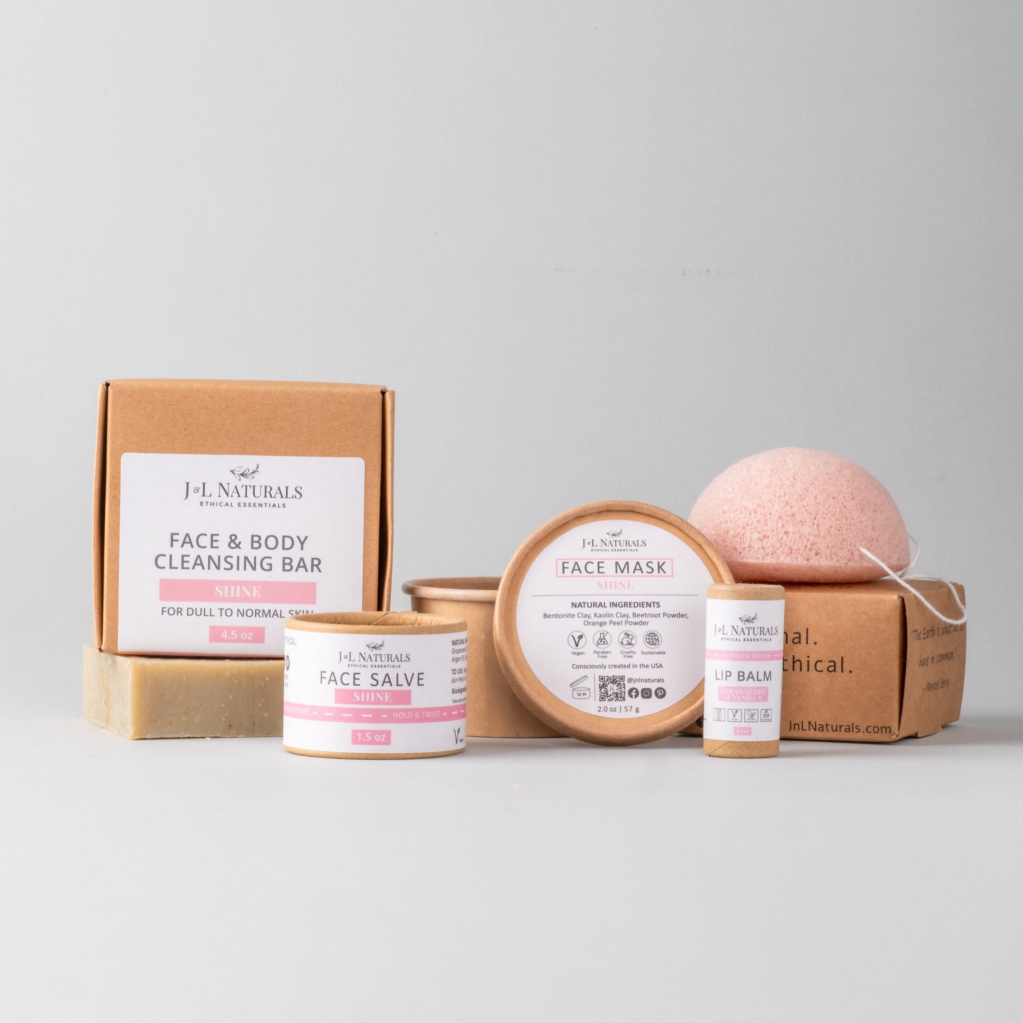 Advanced Skin Regimen Kit (5-Piece Set) Shine Beauty & Health - Skin Care - Sets J and L Naturals