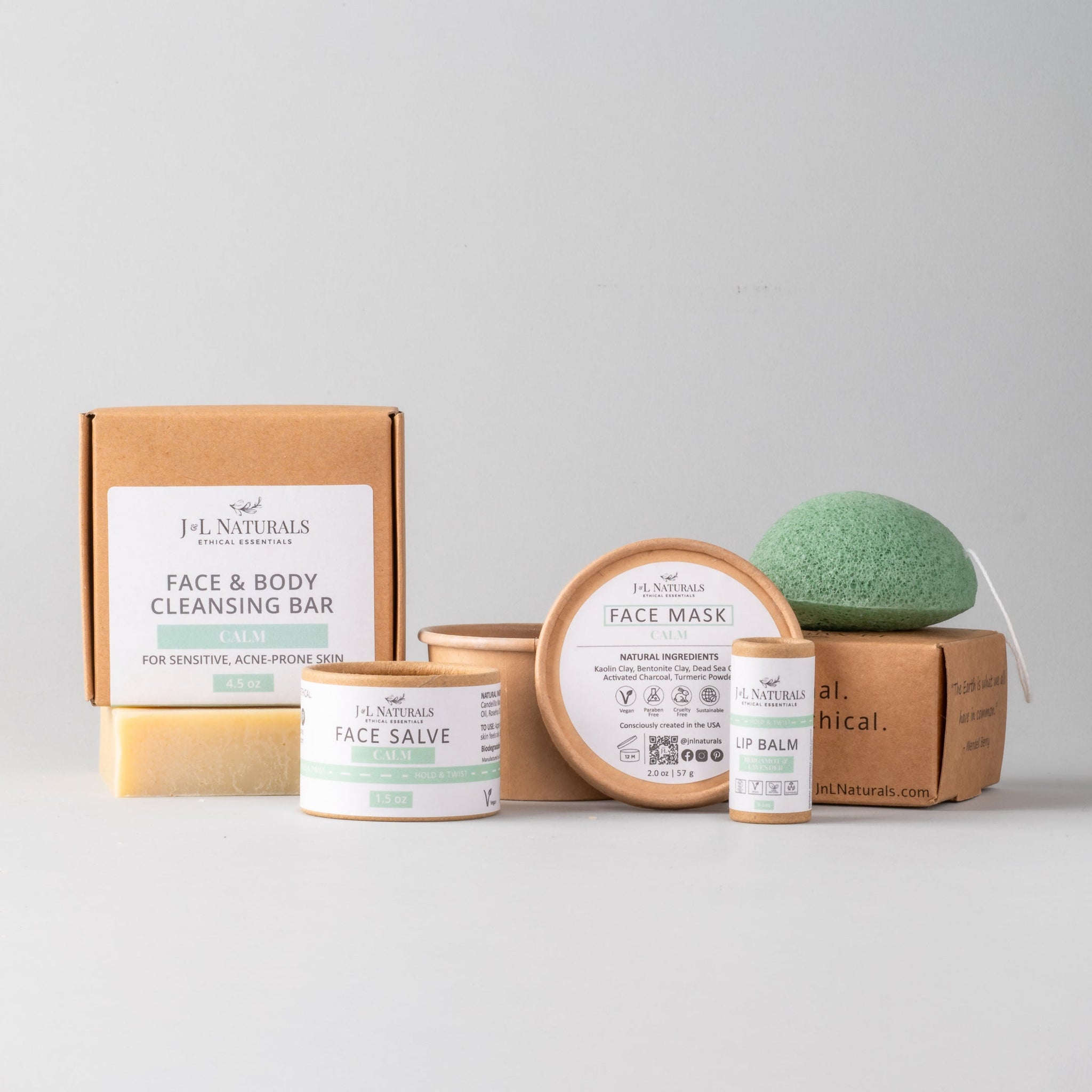 Advanced Skin Regimen Kit (5-Piece Set) Calm Beauty & Health - Skin Care - Sets J and L Naturals