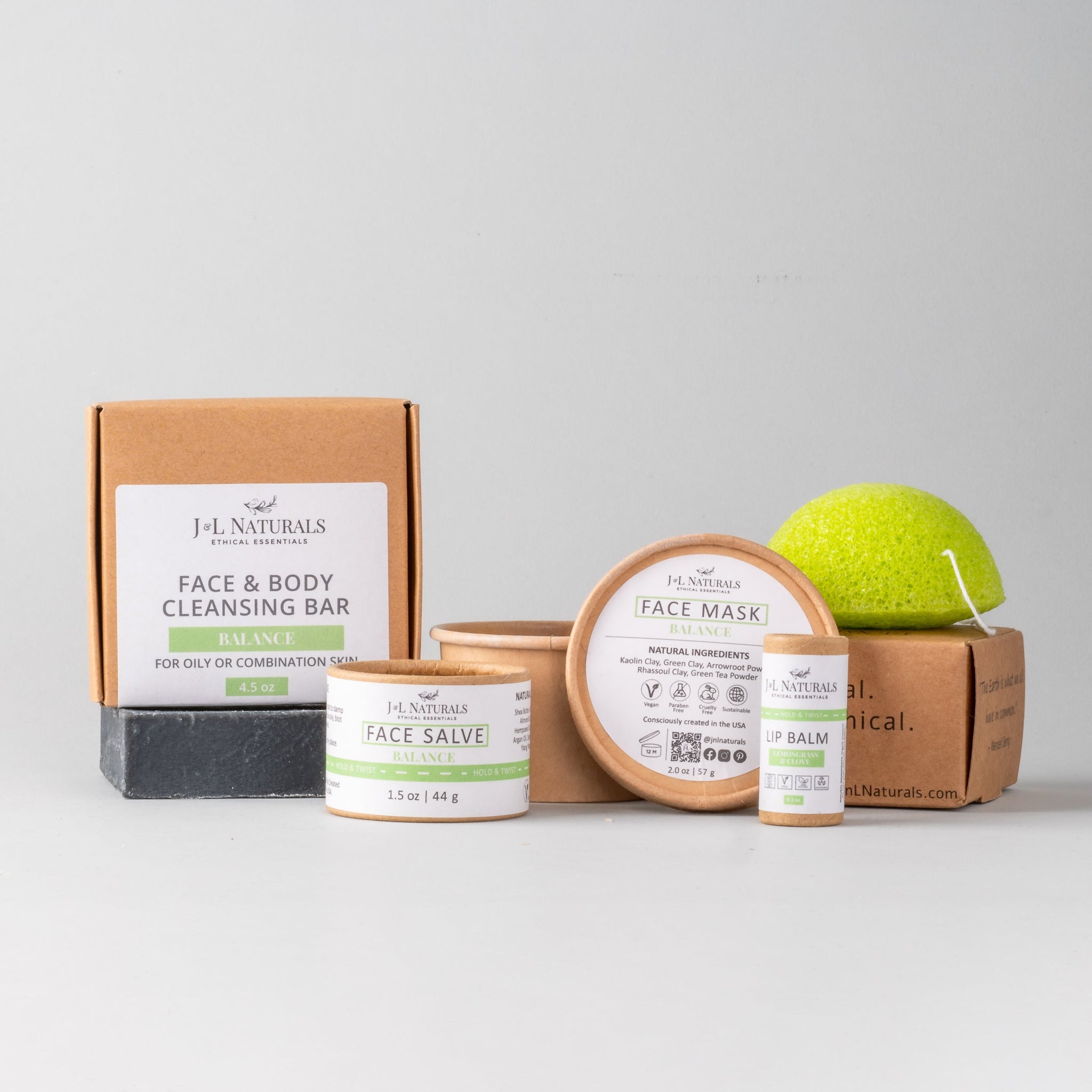 Advanced Skin Regimen Kit (5-Piece Set) Balance Beauty & Health - Skin Care - Sets J and L Naturals