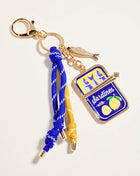Sardine Can Charm Accent Knotted Cords Drop Bag Charm Keychain