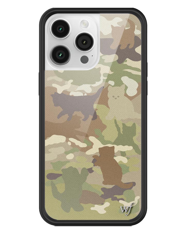 Cat Camo iPhone Case iPhone 14 Pro Max iPhone Case Wildflower Cases