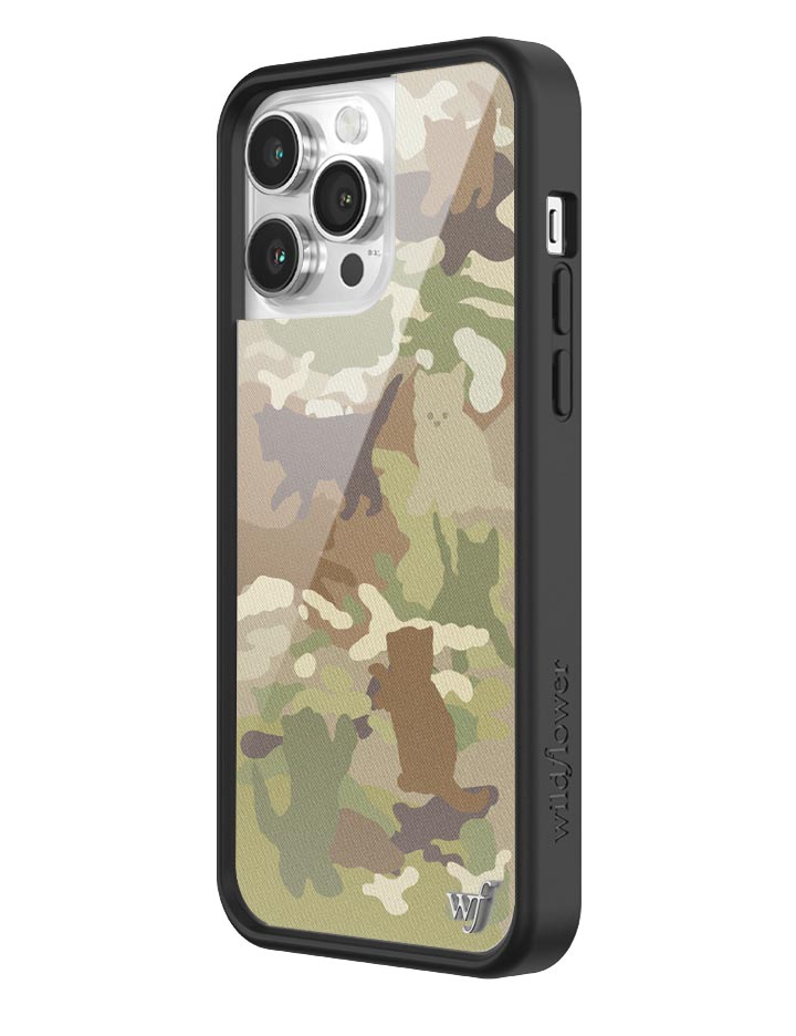 Cat Camo iPhone Case iPhone Case Wildflower Cases