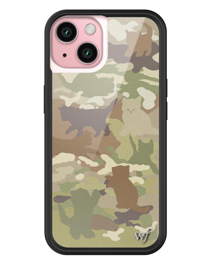Cat Camo iPhone Case iPhone 15 iPhone Case Wildflower Cases