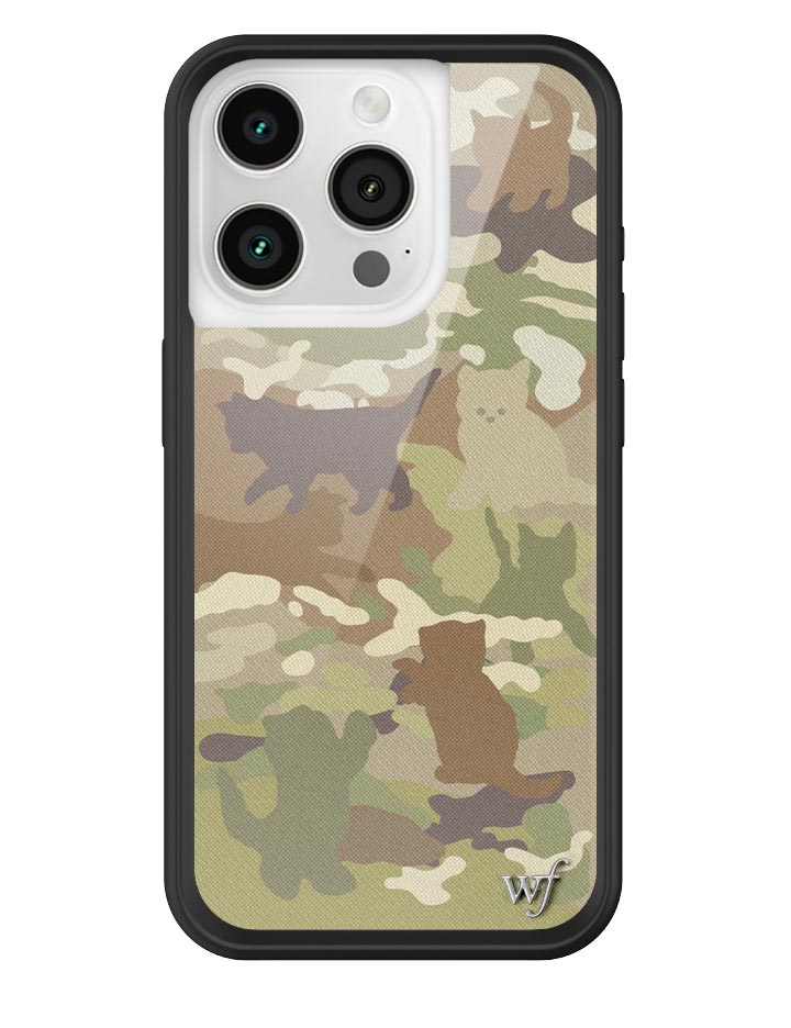 Cat Camo iPhone Case iPhone 15 Pro iPhone Case Wildflower Cases