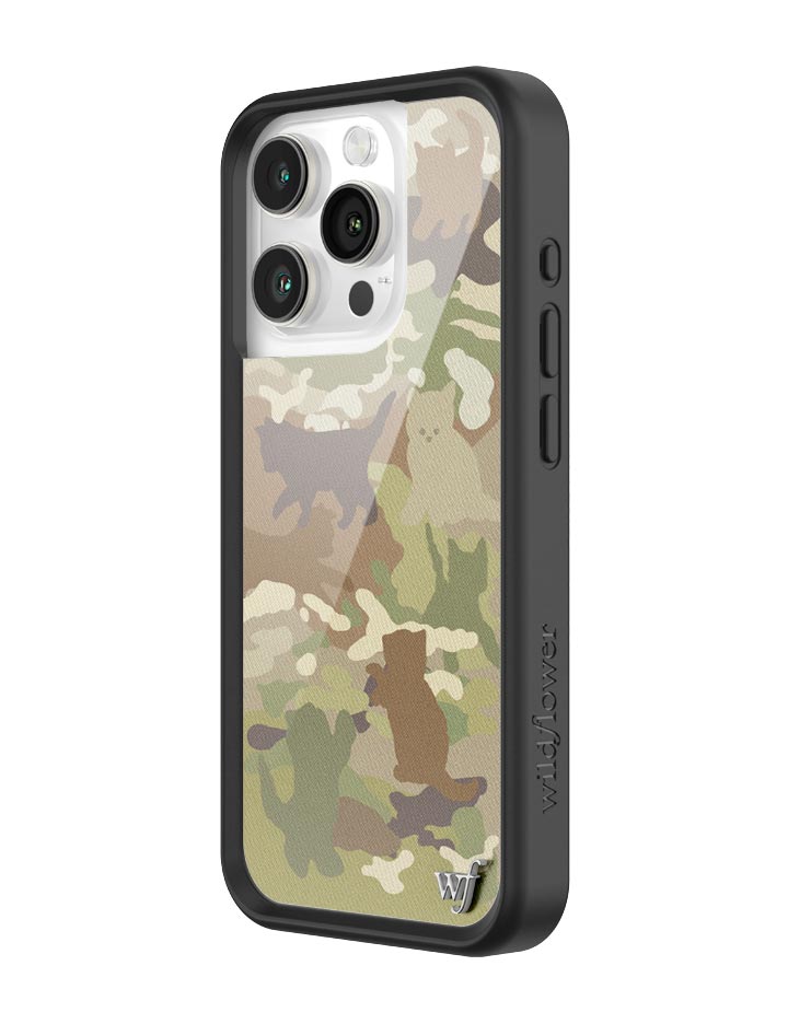 Cat Camo iPhone Case iPhone Case Wildflower Cases