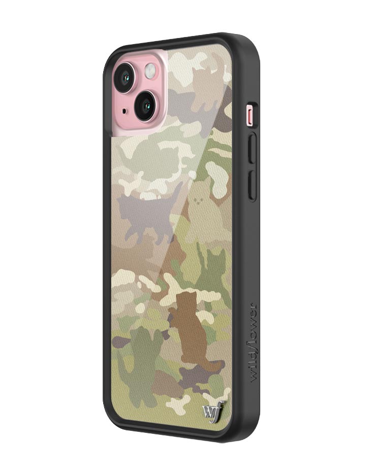 Cat Camo iPhone Case iPhone Case Wildflower Cases