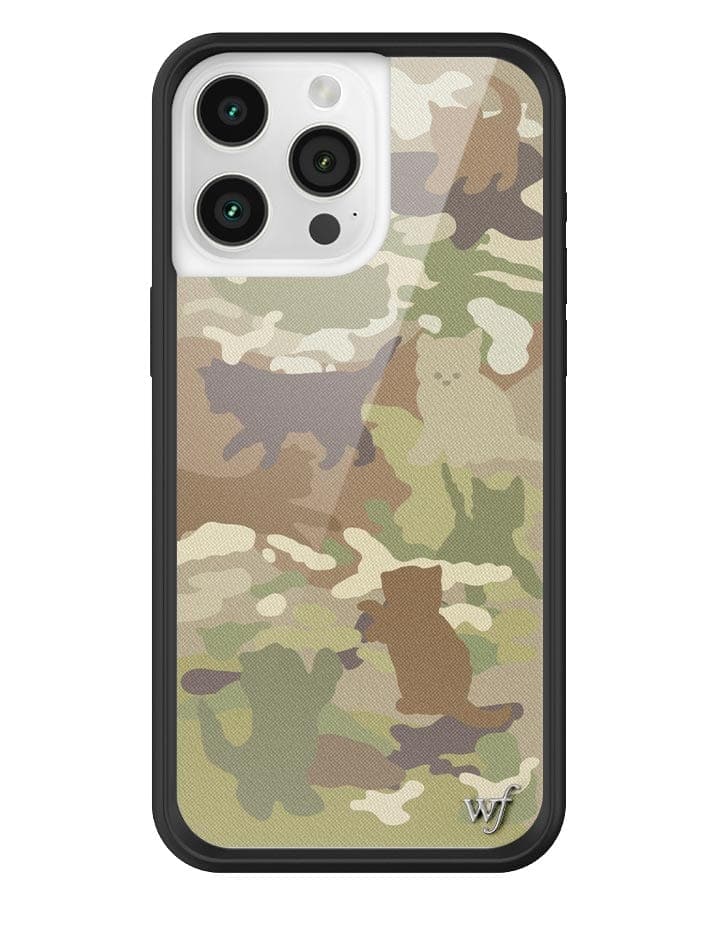 Cat Camo iPhone Case iPhone 15 Pro Max iPhone Case Wildflower Cases