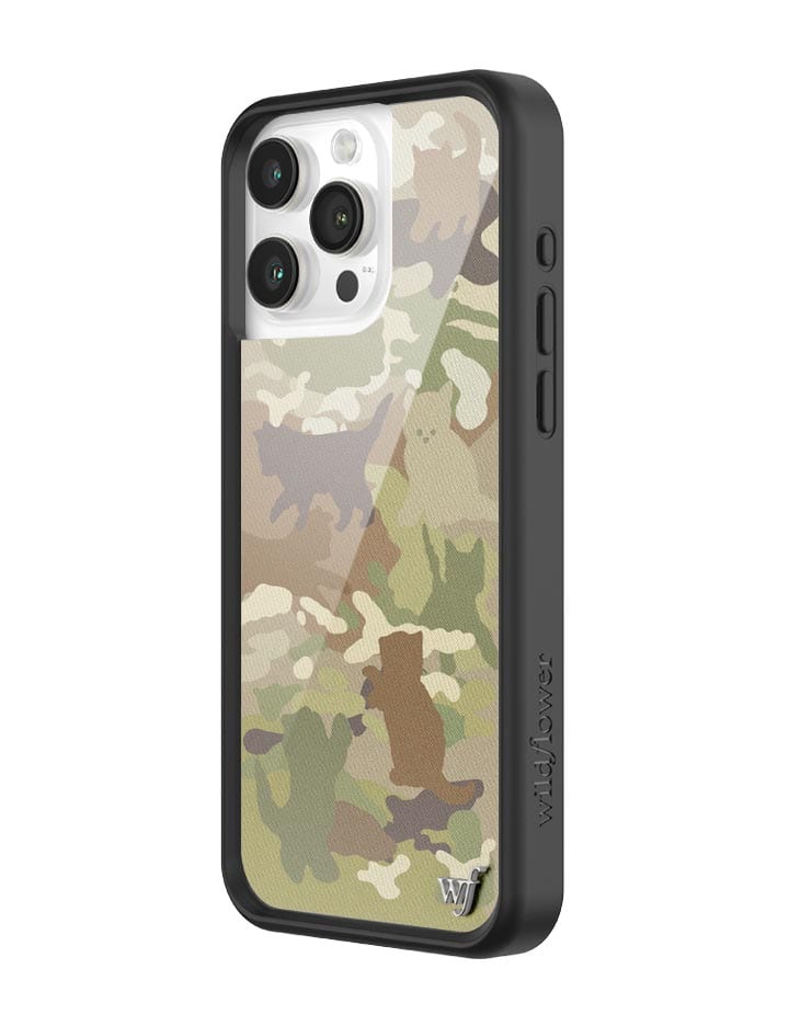 Cat Camo iPhone Case iPhone Case Wildflower Cases