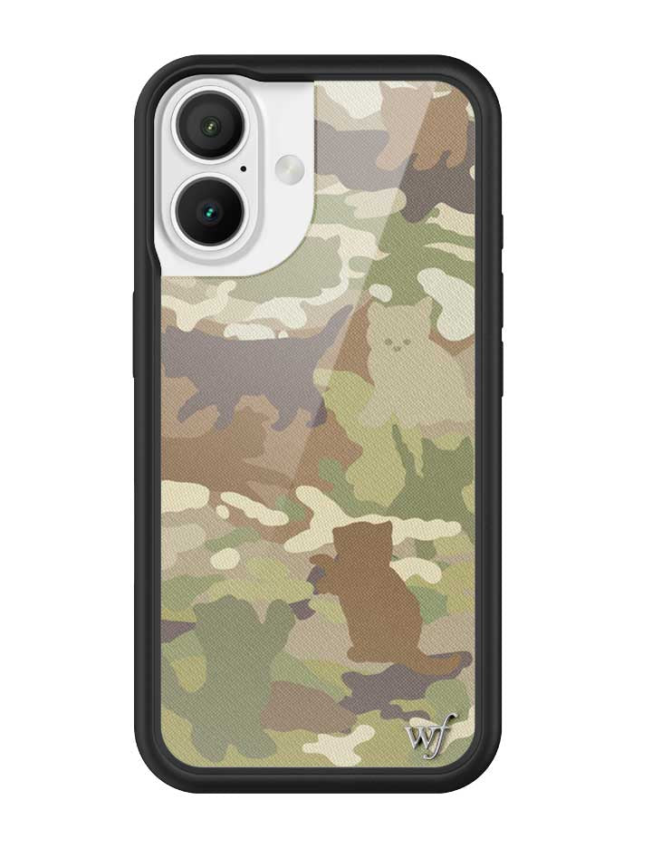 Cat Camo iPhone Case iPhone 16 iPhone Case Wildflower Cases