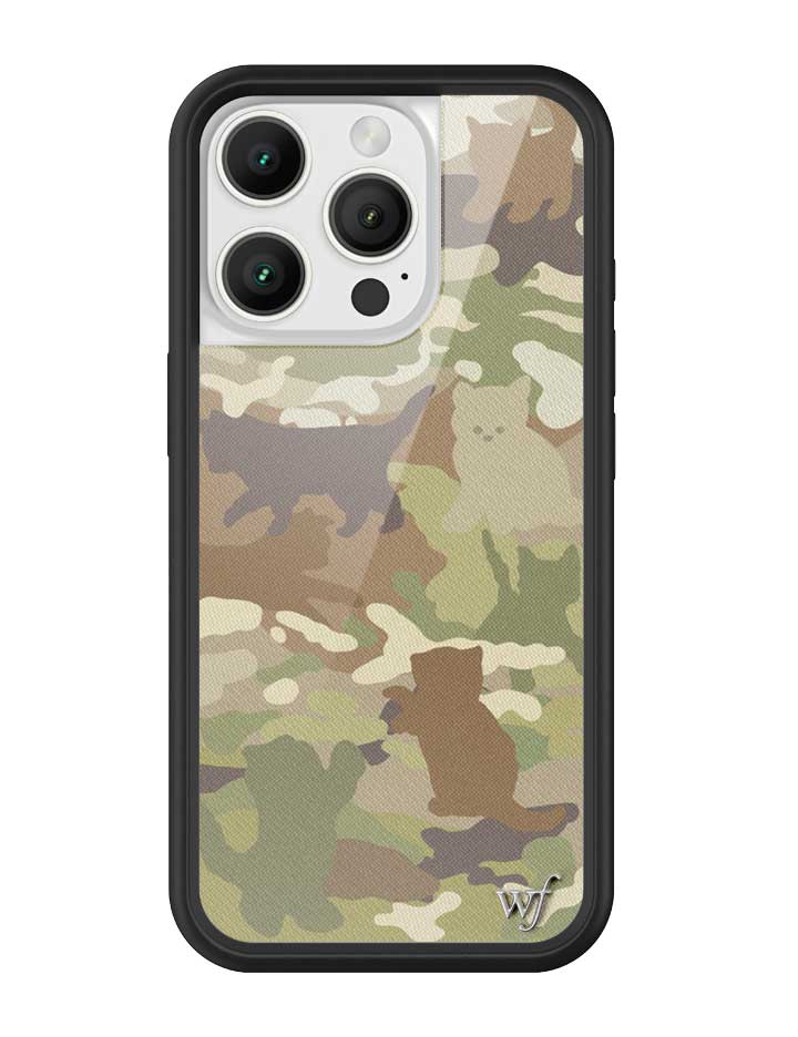 Cat Camo iPhone Case iPhone 16 Pro iPhone Case Wildflower Cases