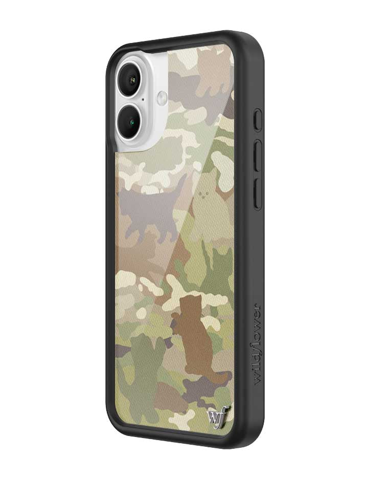 Cat Camo iPhone Case iPhone Case Wildflower Cases