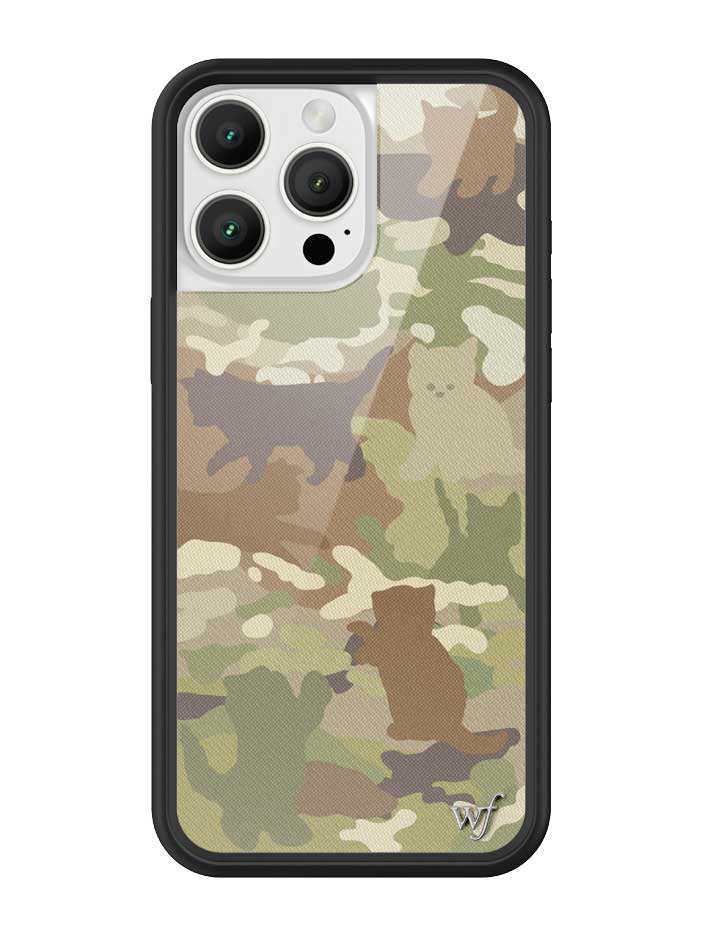 Cat Camo iPhone Case iPhone 16 Pro Max iPhone Case Wildflower Cases