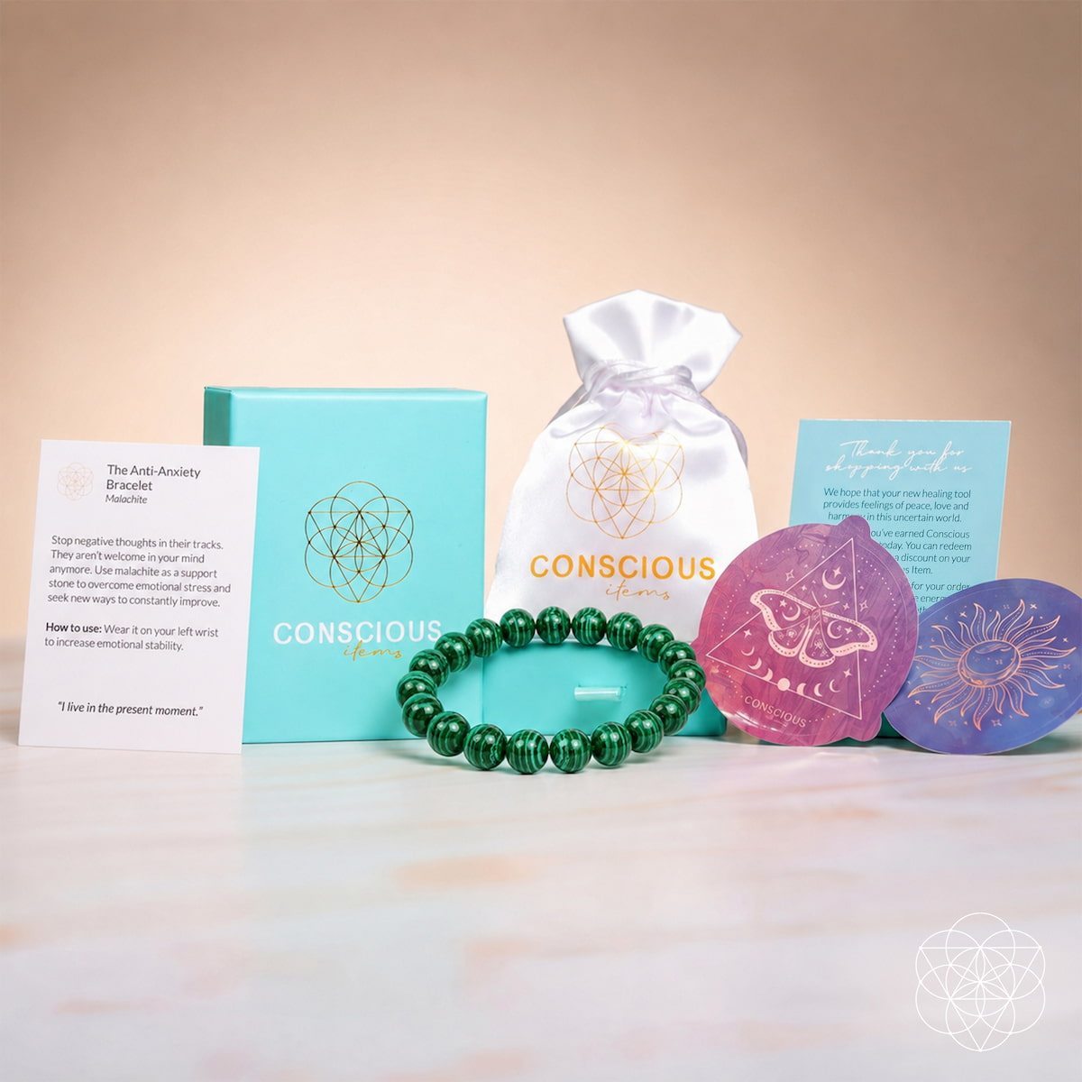 The Malachite Anxiety Bracelet