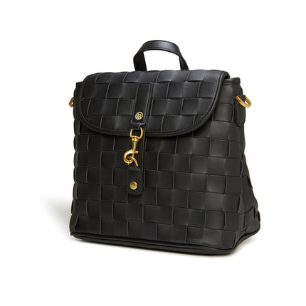 The Ella Black Mini Backpack 10.6"