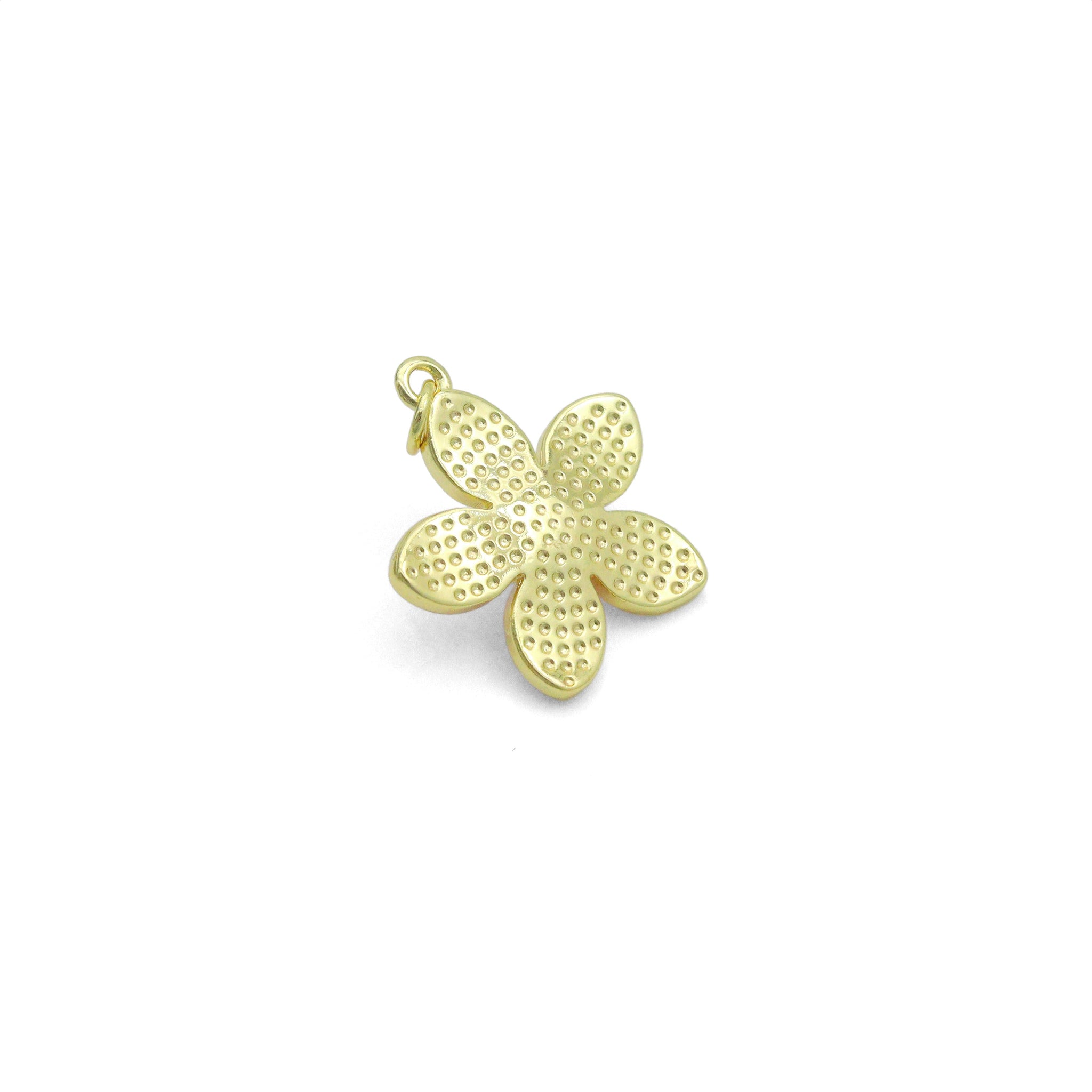 Colorful Enamel pearl Flower Pendant charm for Necklace Bracelet Jewelry Making Supply, Sku#LD768