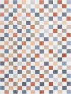 Alie Colorful Checkered Washable Rug 0.13