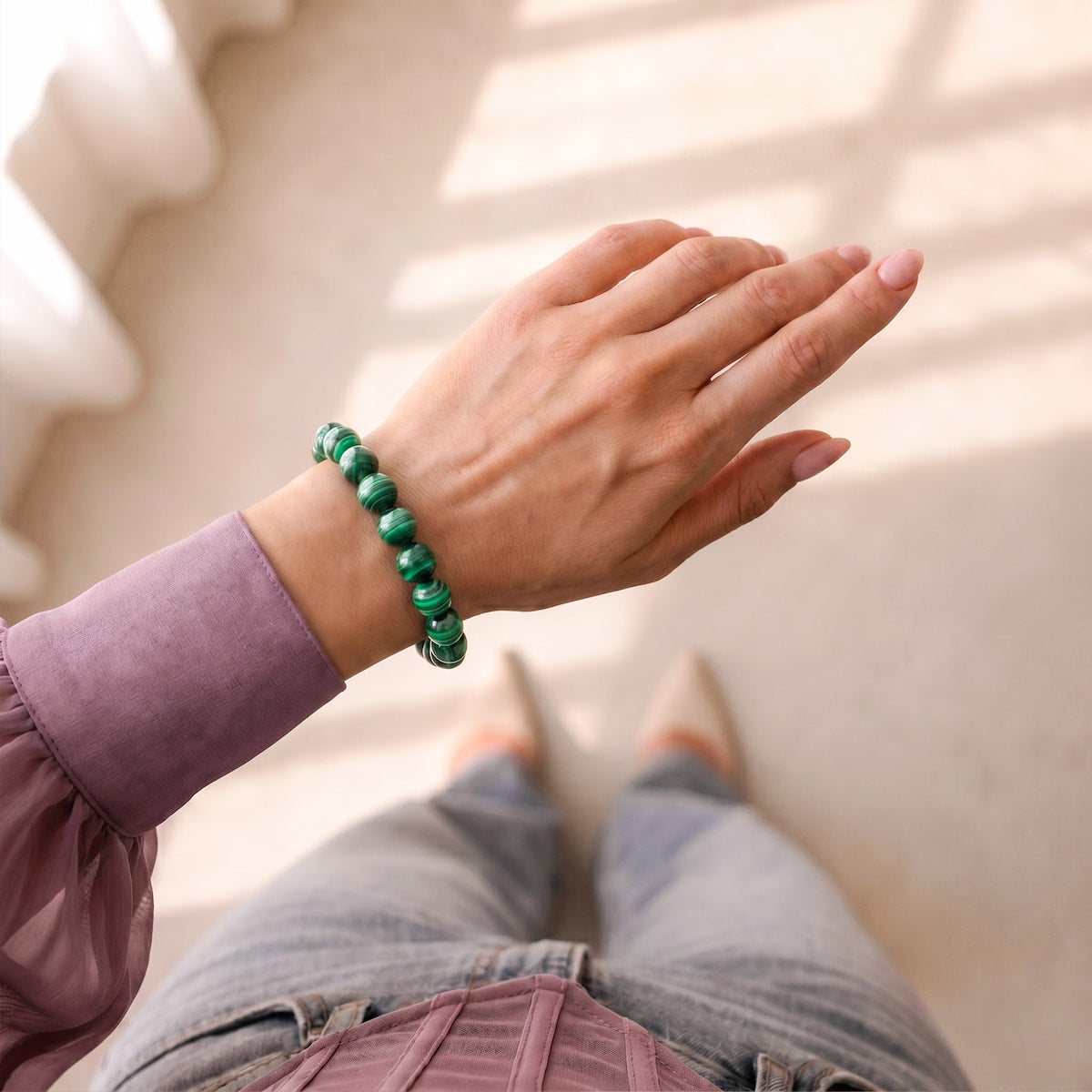 The Malachite Anxiety Bracelet