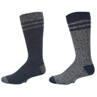 Marled Wool-Blend Crew Socks, 2-Pair Pack