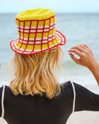 MARGARITA Plaid Crochet Hat