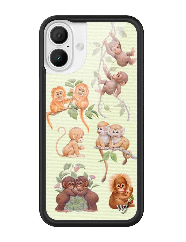 Monkey Biz iPhone Case iPhone 16 Plus iPhone Case Wildflower Cases