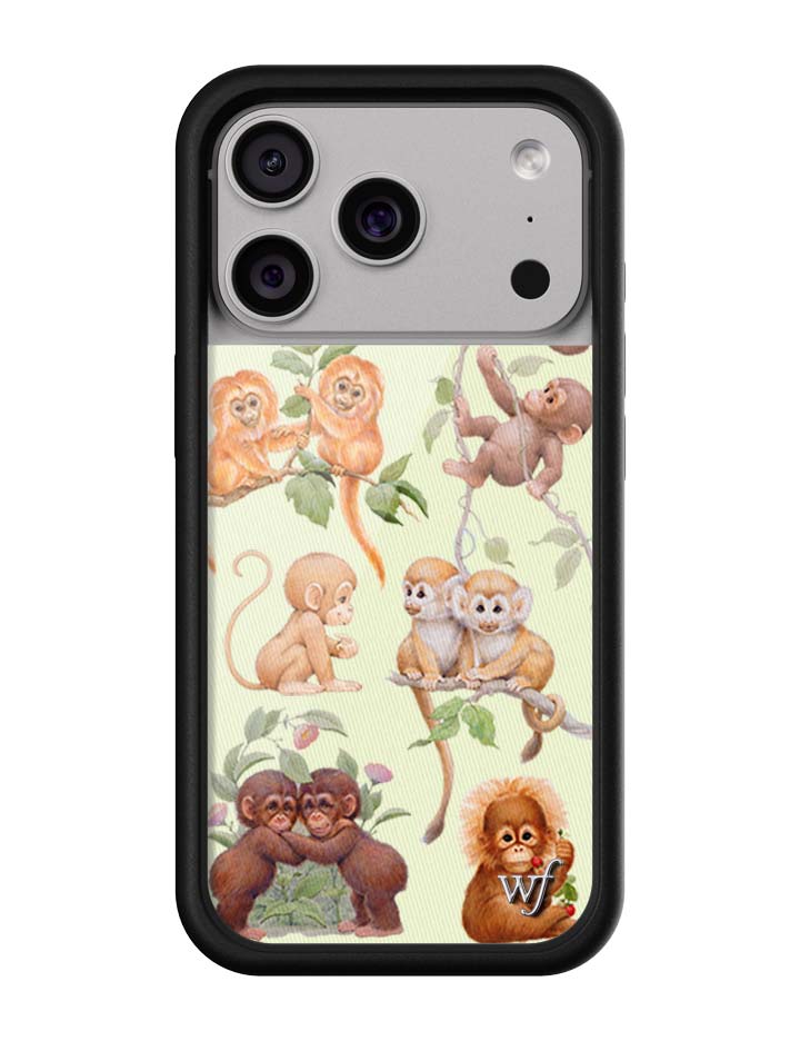 Monkey Biz iPhone Case iPhone 17 Pro iPhone Case Wildflower Cases