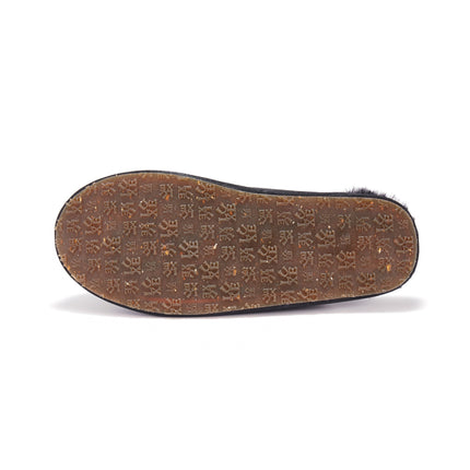 MENS CLOSED MULE BLACK