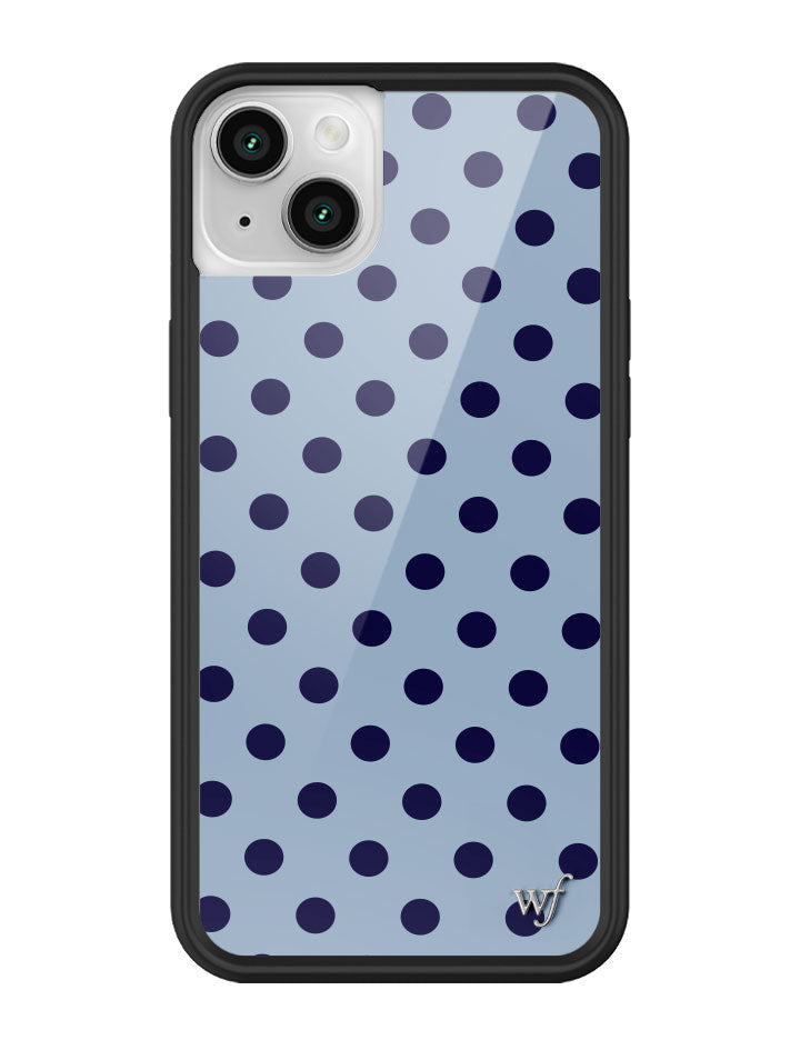 Polka Dot | Blue and Navy Blue iPhone Case
