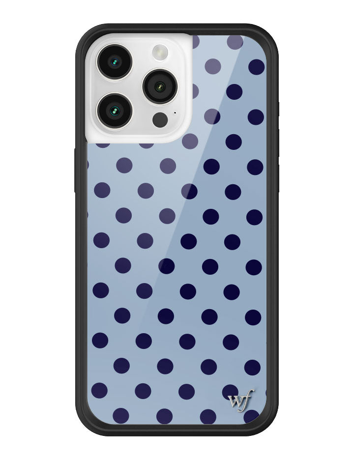 Polka Dot | Blue and Navy Blue iPhone Case