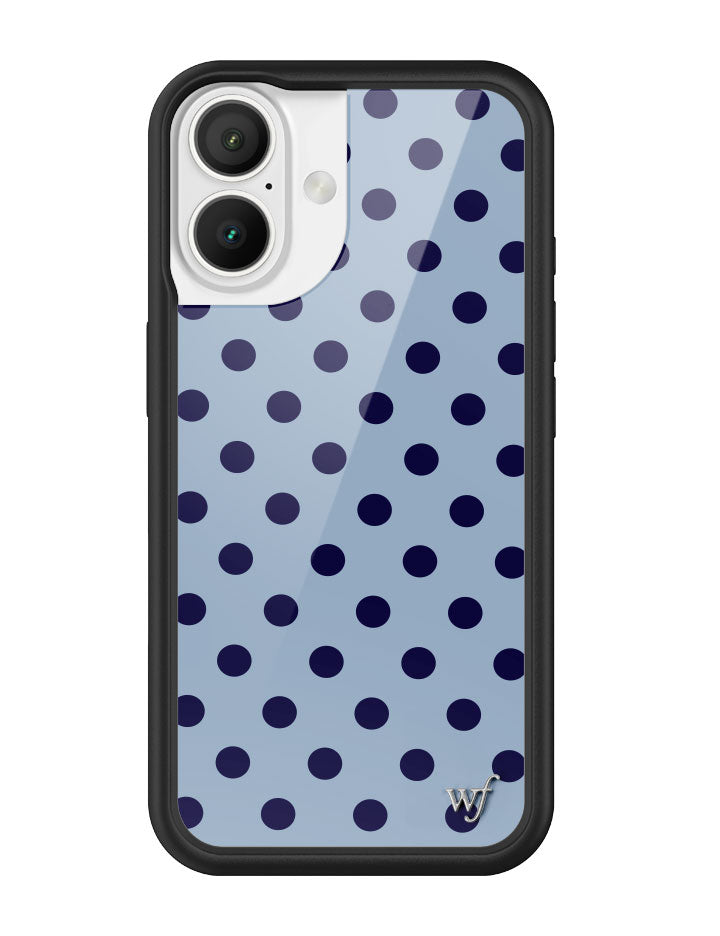 Polka Dot | Blue and Navy Blue iPhone Case