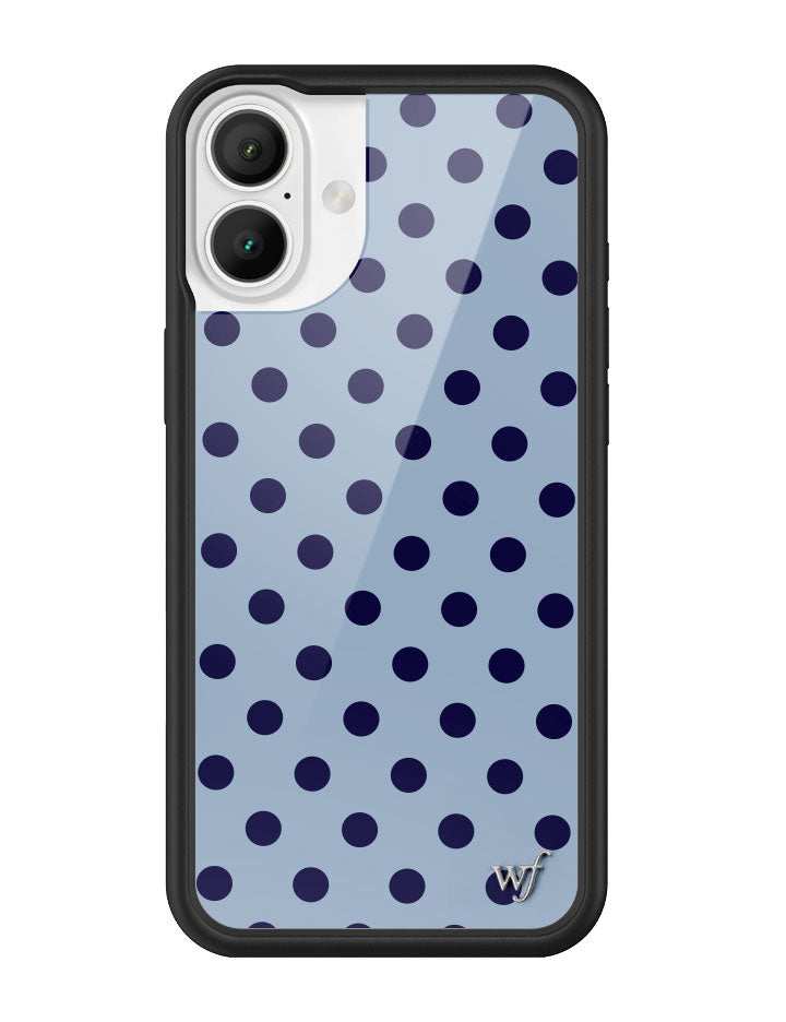 Polka Dot | Blue and Navy Blue iPhone Case
