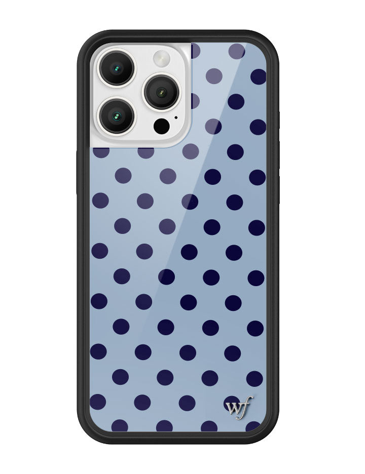 Polka Dot | Blue and Navy Blue iPhone Case