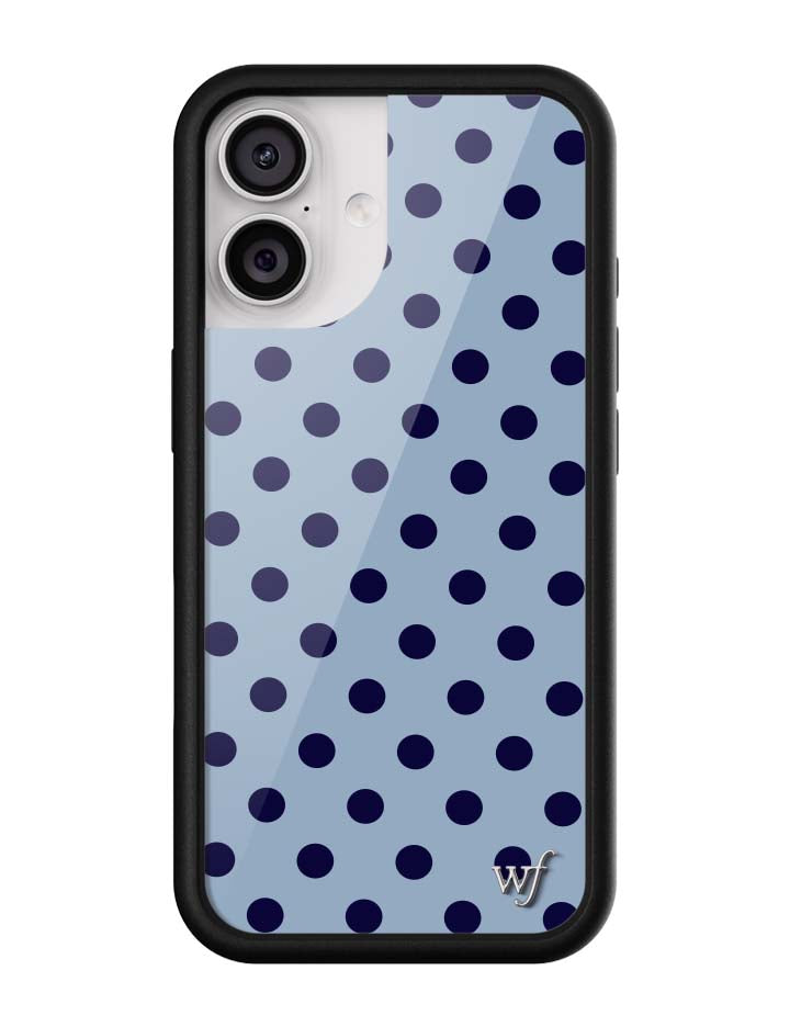 Polka Dot | Blue and Navy Blue iPhone Case