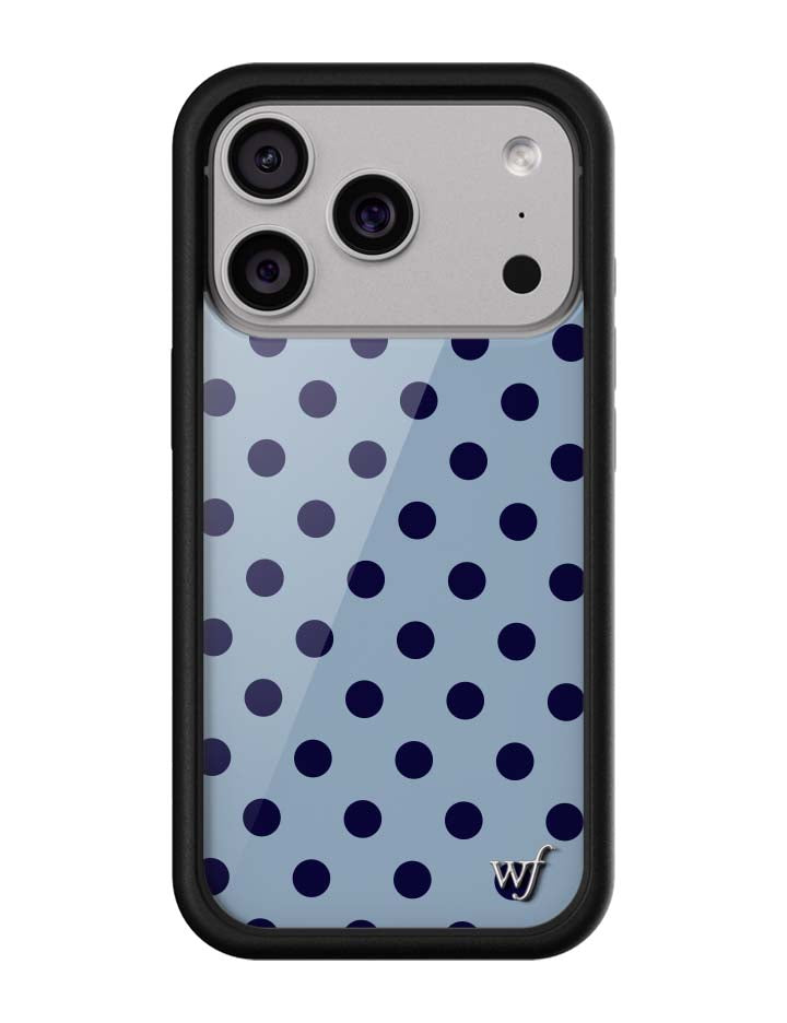 Polka Dot | Blue and Navy Blue iPhone Case