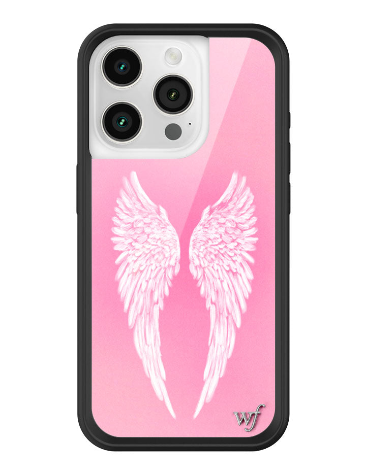 Angel Baby Pink iPhone Case by Wildflower