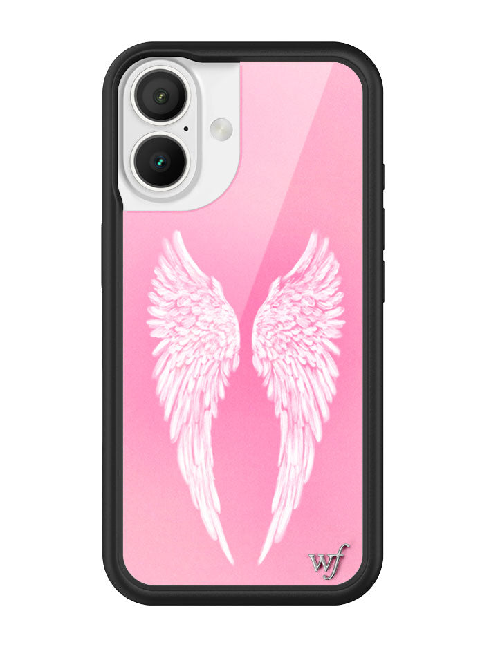 Angel Baby Pink iPhone Case by Wildflower