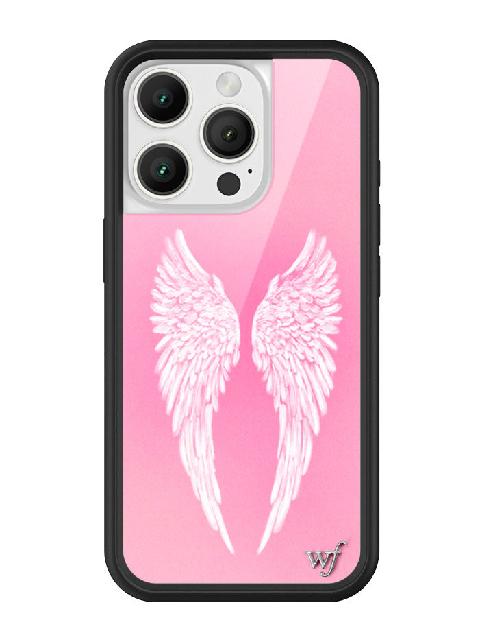 Angel Baby Pink iPhone Case by Wildflower