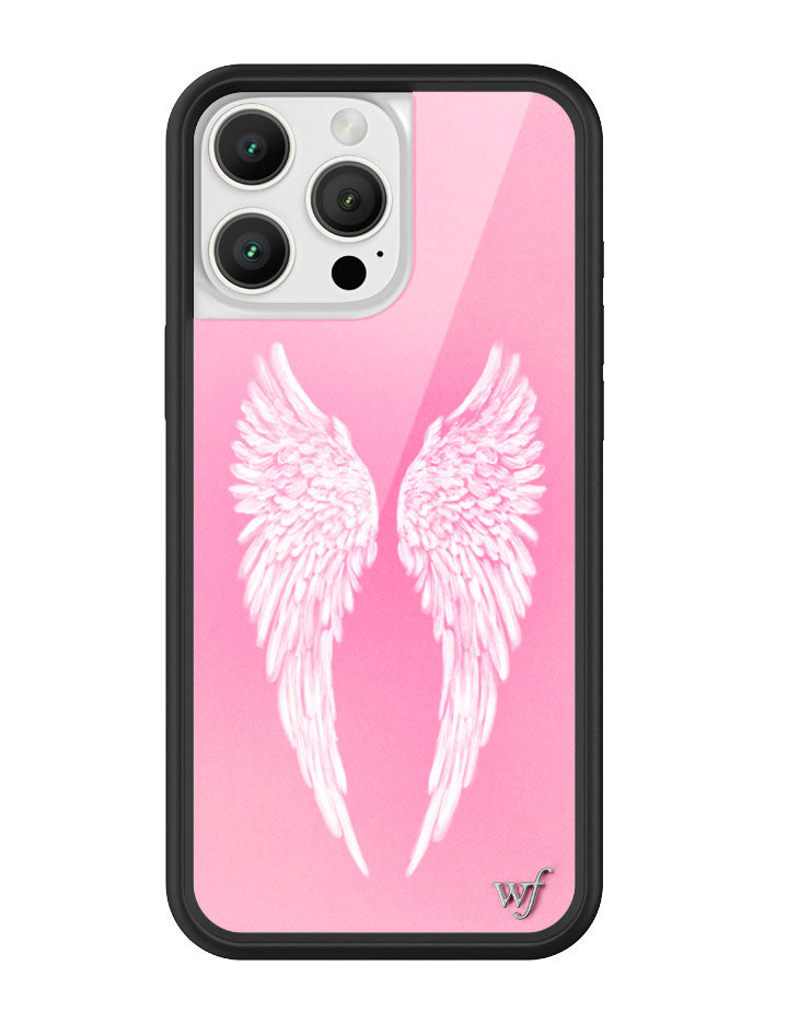 Angel Baby Pink iPhone Case by Wildflower