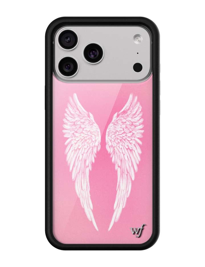 Angel Baby Pink iPhone Case by Wildflower