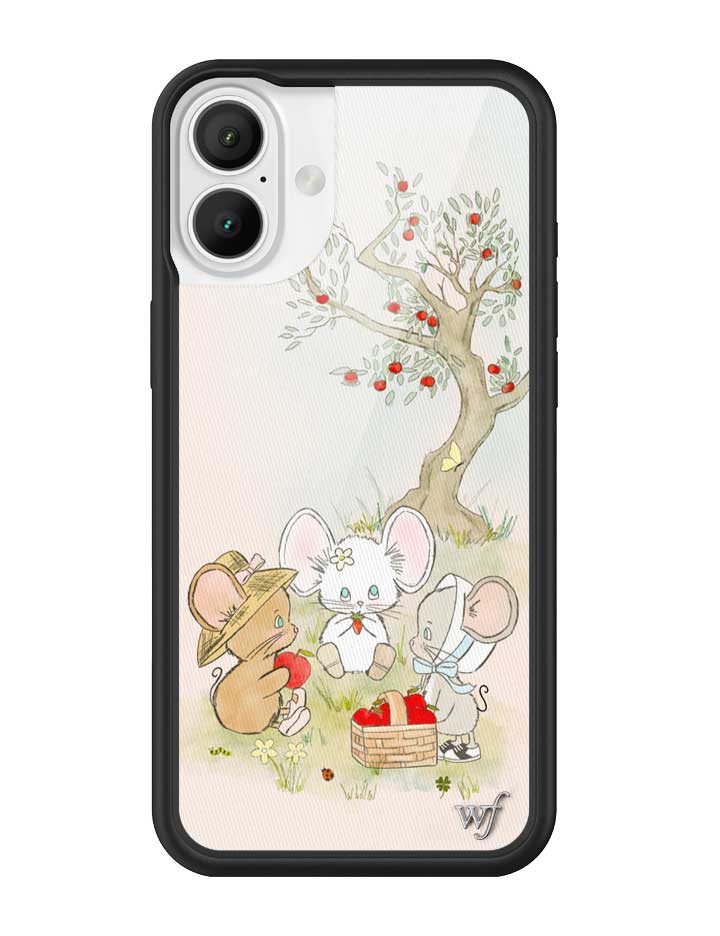 Mice Friends iPhone Case iPhone 16 Plus iPhone Case Wildflower Cases